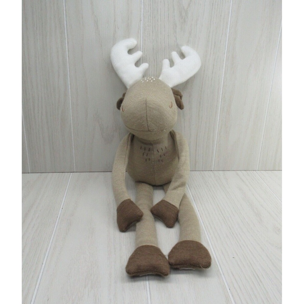 Target Pillowfort Tan Knit Moose Woodland Plush Pal Pillow Buddy 18" Hanging